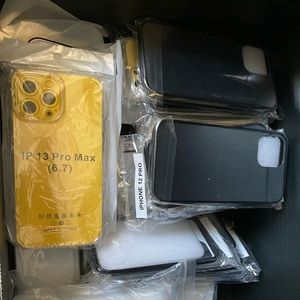 Iphone Cases & Temper Glass Bundle